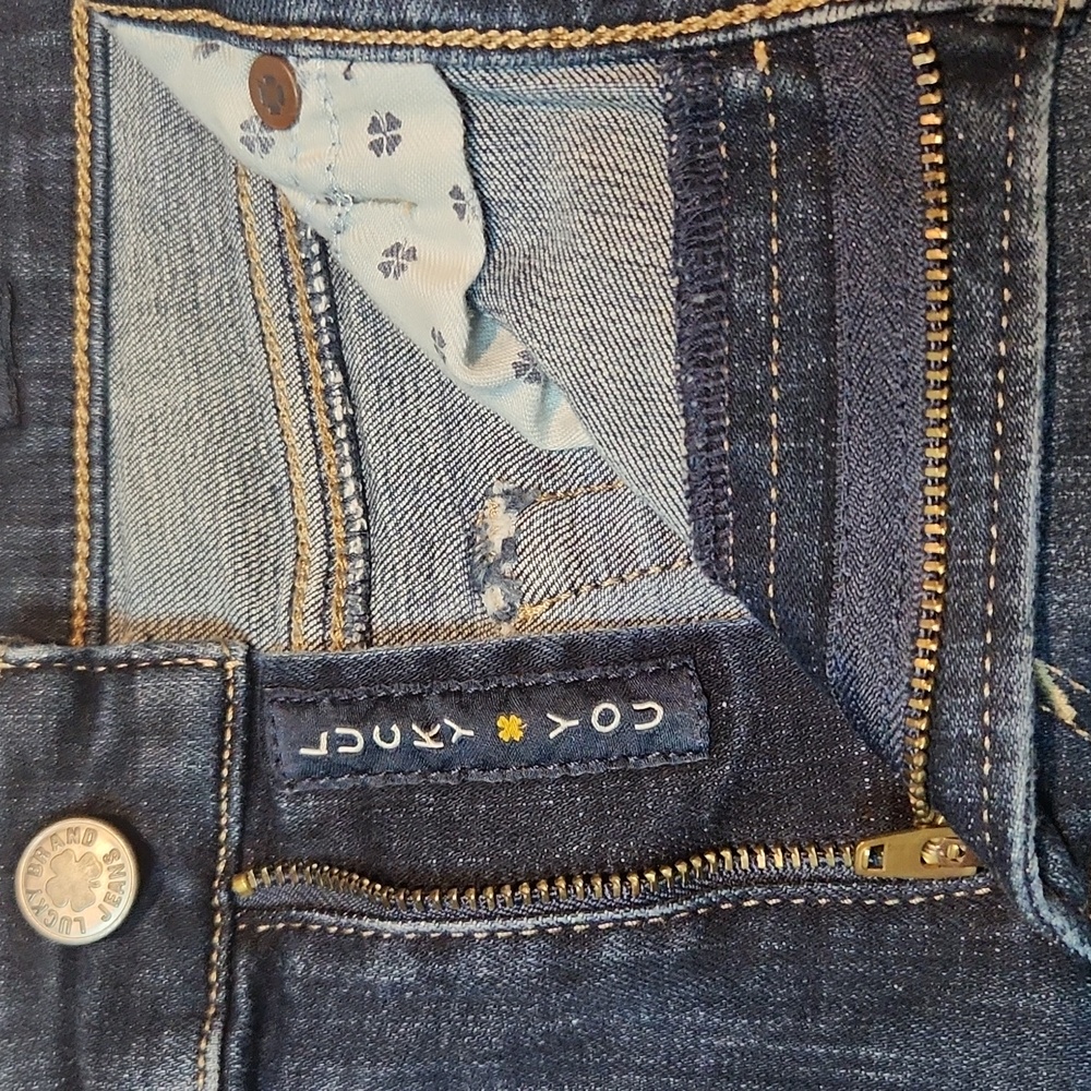 Lucky Brand | Women's Indigo | Jean Shorts | Sz 10 - Picture 4 of 5
